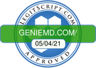 GenieMD is Legitscript Certified
